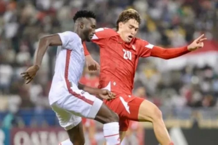 السودان يهزم لبنان ويتأهل لكأس العرب بـ10 لاعبين