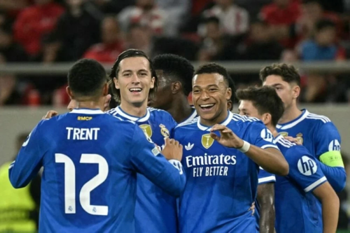 مبابي يقود ريال مدريد للفوز على أولمبياكوس - تفاصيل المباراة