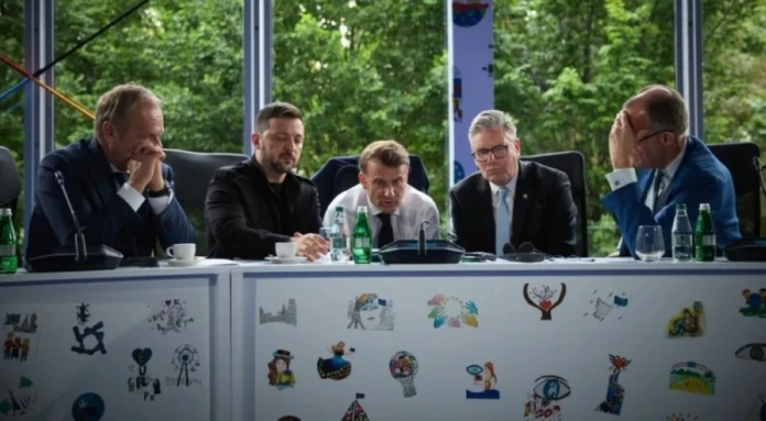 زيلينسكي يلتقي ماكرون ومباحثات مع واشنطن لدعم أوكرانيا