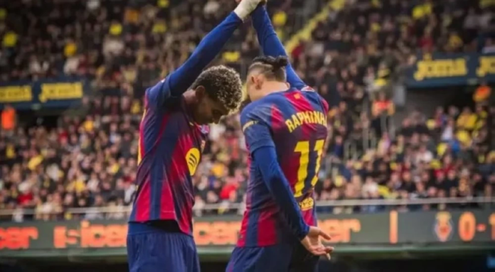 برشلونة يهزم فياريال 2-0 ويعزز صدارة الليغا الإسبانية