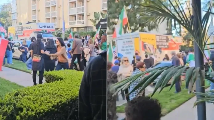 دهس متظاهرين بلوس أنجلوس: احتجاجات إيران وتحقيق عاجل