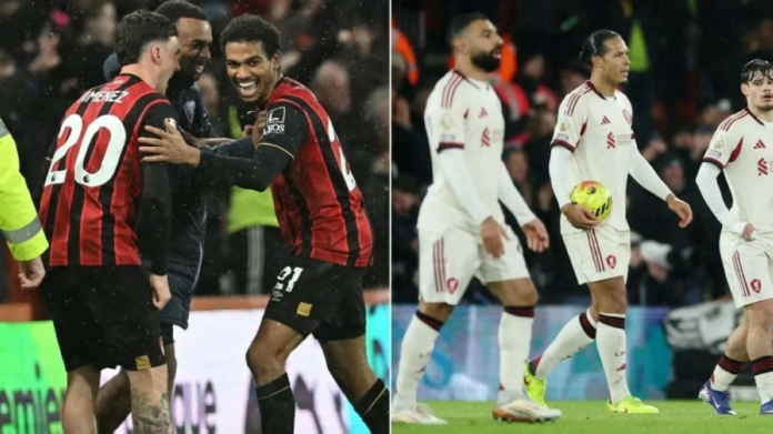 بورنموث يهزم ليفربول 3-2: صدمة للريدز وتأزم موقف سلوت