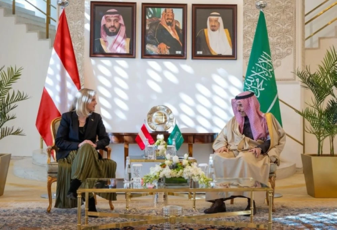 Saudi FM Meets Austrian Counterpart: Boosting Ties & Regional Stability