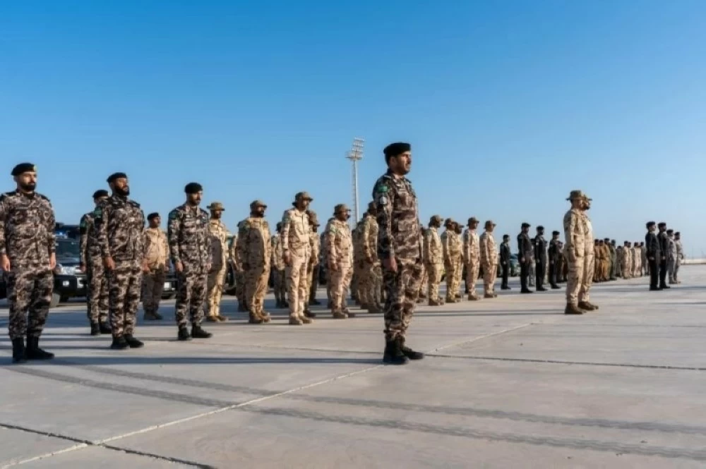 صورة للقوات السعودية في تمرين أمن الخليج