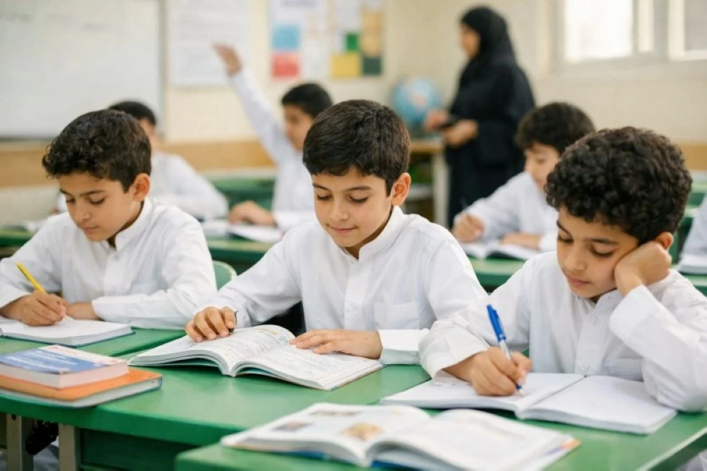 صورة توضيحية لجهود وزارة التعليم في تعزيز الانضباط المدرسي