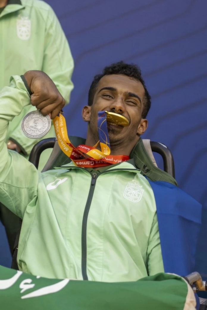 عبدالعزيز الزهراني يحصد ذهبية البوتشيا في ألعاب غرب آسيا