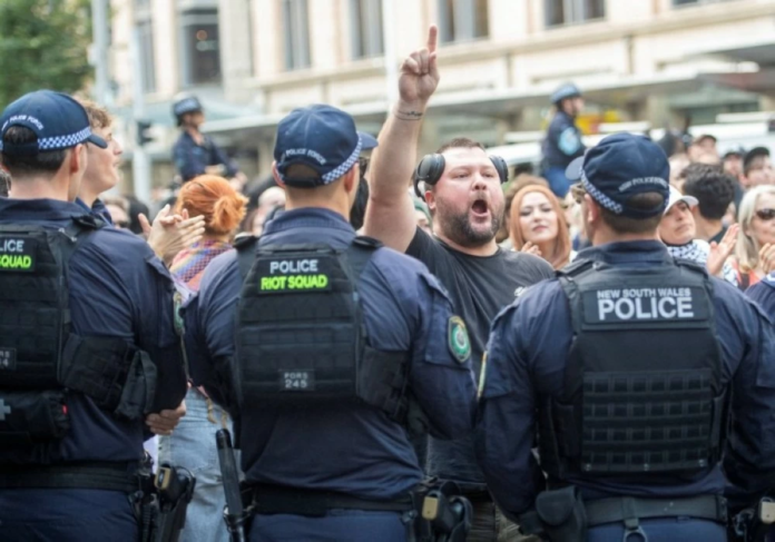 احتجاجات سيدني ضد زيارة هرتسوغ على خلفية حرب غزة