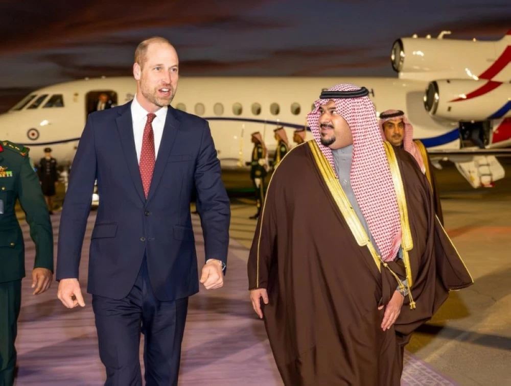 الأمير ويليام في الرياض