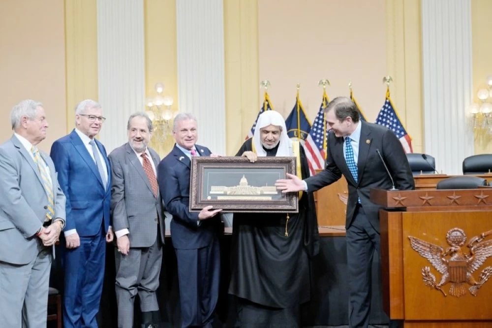 الكونغرس الأمريكي يكرم الشيخ محمد العيسى