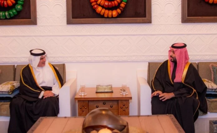 ولي العهد السعودي يستقبل ولي عهد البحرين لتعزيز التعاون