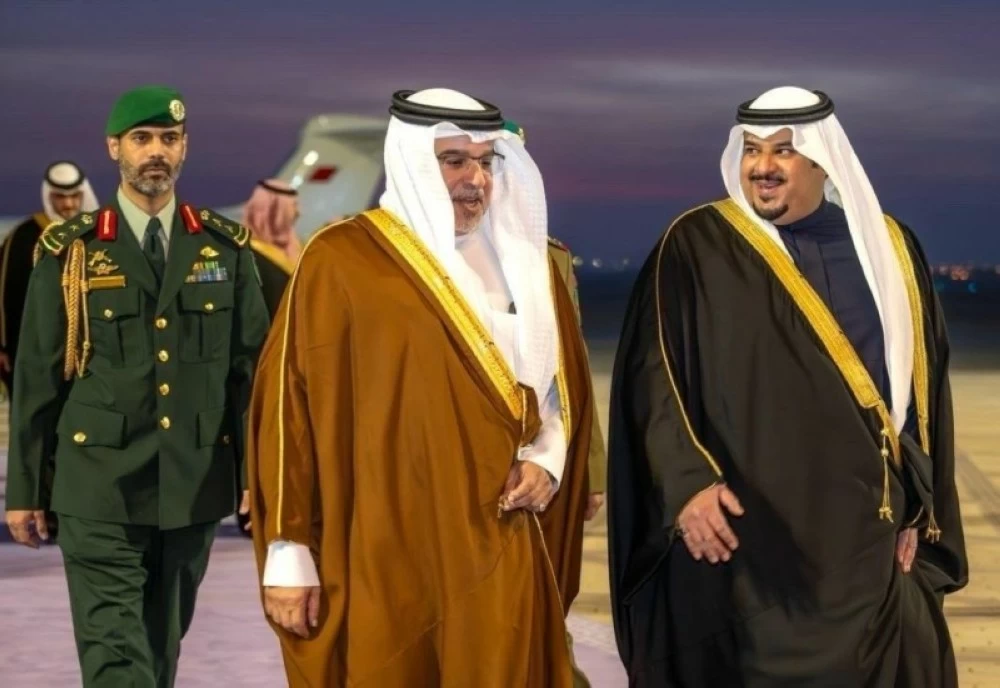 ولي عهد البحرين يصل الرياض