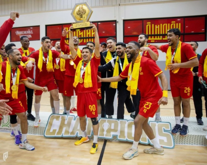 القادسية بطل دوري اليد الأولى: صعود للممتاز بعلامة كاملة