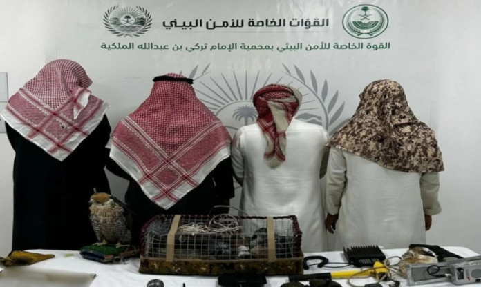 ضبط 4 مخالفين في محمية الإمام تركي بن عبدالله الملكية