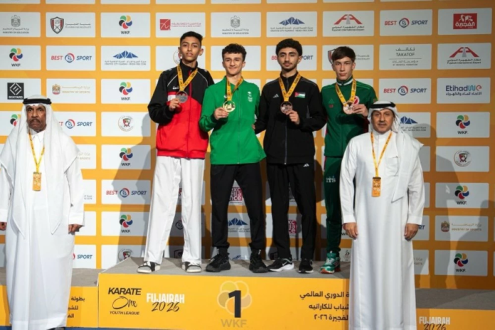 أخضر الكاراتيه يحقق 5 ميداليات في الدوري العالمي بالفجيرة