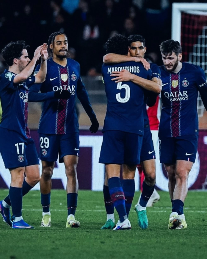 فوز باريس سان جيرمان المثير على موناكو في الليغ 1