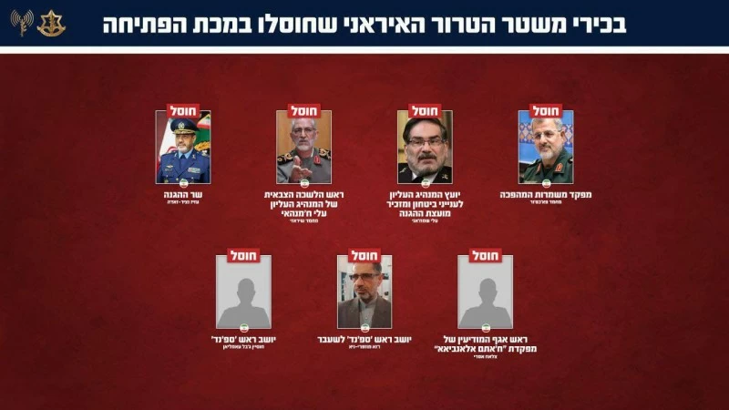 إسرائيل تعلن مقتل 6 قادة إيرانيين وطهران تنفي صحة القائمة