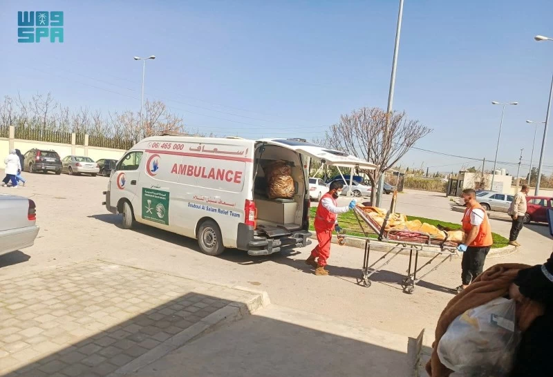 سيارة إسعاف تابعة لجمعية سبل السلام في المنية