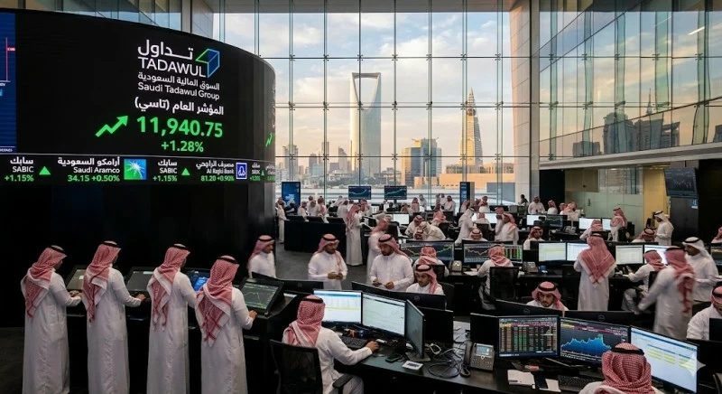 الأسهم السعودية تربح 98 مليار ريال بدعم أرامكو والنفط