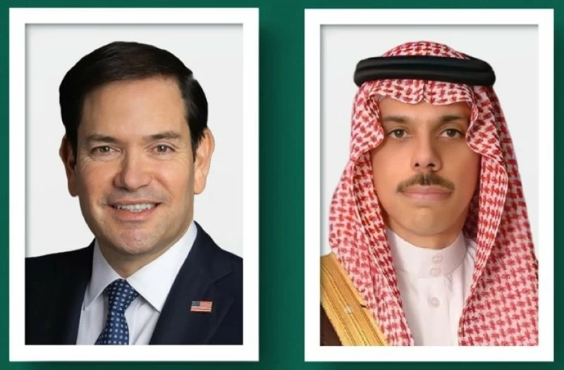 وزير الخارجية السعودي ونظيره الأمريكي