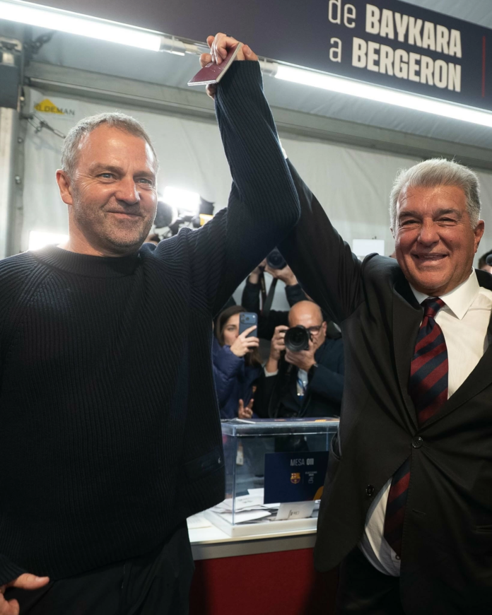 كيف عزز هانسي فليك رئاسة لابورتا وقضى على آمال فيكتور فونت