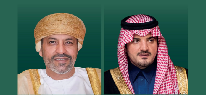 وزير الداخلية السعودي يبحث مع نظيره العماني أمن المنطقة