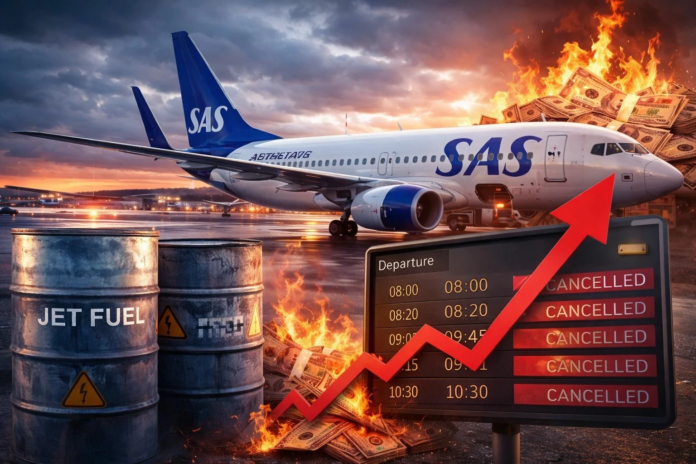 أسباب إلغاء رحلات ساس وتأثير التوترات على الطيران