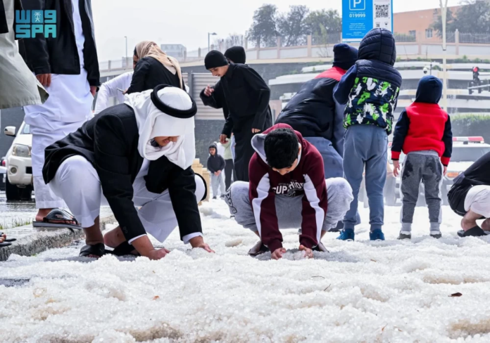 تحذيرات الدفاع المدني من العواصف الرعدية وأمطار الباحة