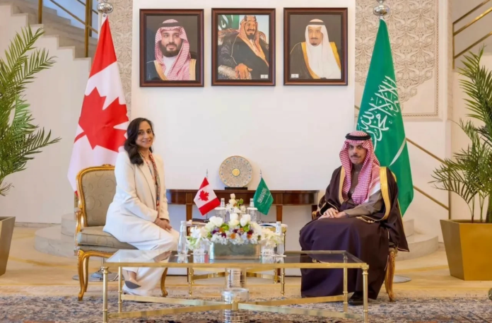 وزير الخارجية يستقبل نظيرته لتعزيز العلاقات السعودية الكندية