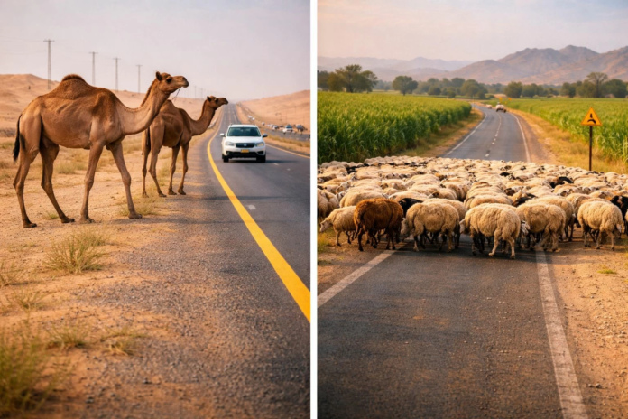 أمير حائل يوجه بضرورة إبعاد حظائر المواشي عن الطرق