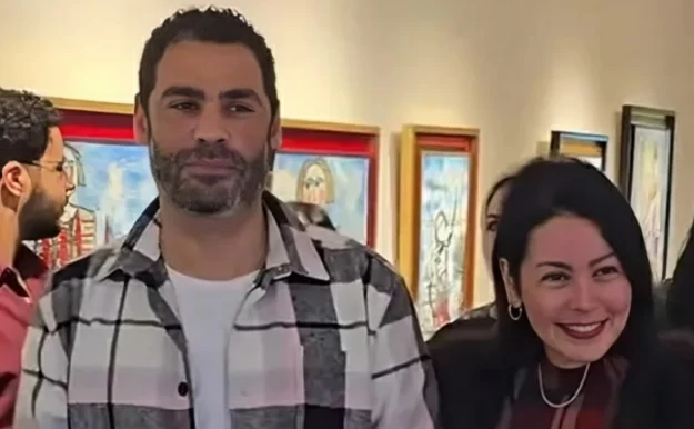 أحدث ظهور لـ لقاء الخميسي وزوجها بعد أزمة طلاق إيمان