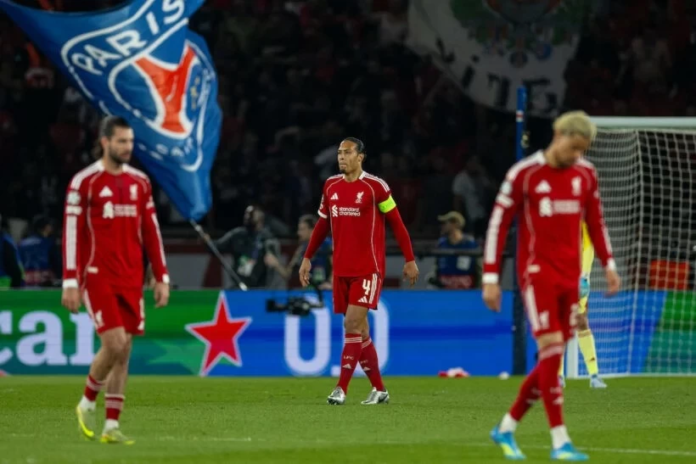 تفاصيل خسارة ليفربول أمام سان جيرمان بدوري الأبطال