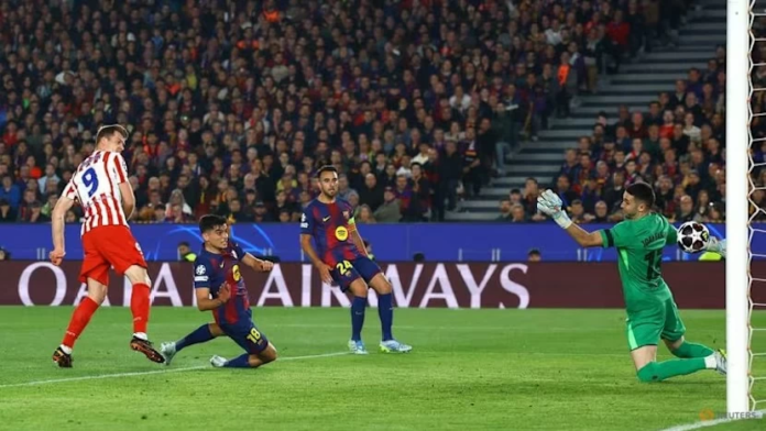 نتيجة مباراة أتلتيكو مدريد وبرشلونة في دوري أبطال أوروبا