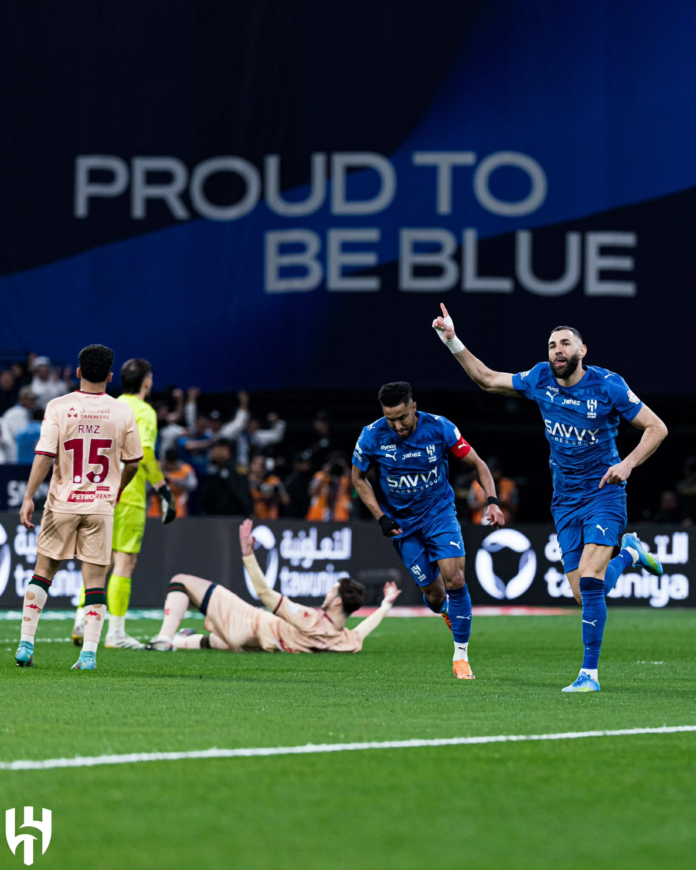 تألق كريم بنزيما: سيد الهاتريك في دوري روشن السعودي