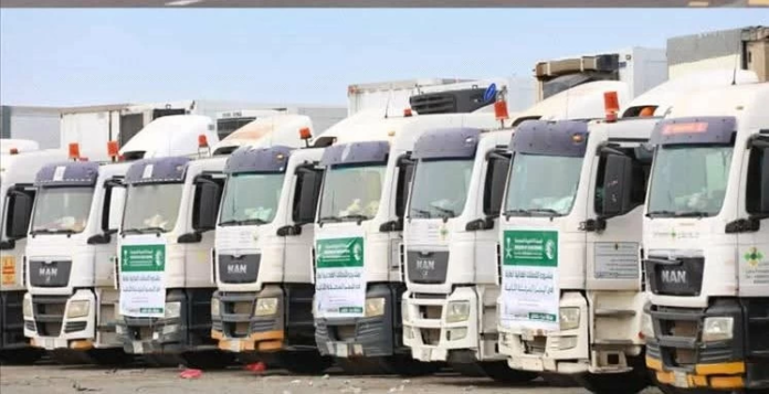 جهود مركز الملك سلمان للإغاثة لدعم اليمن بـ 1223 طناً