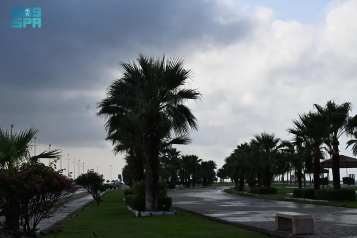 إنذار أحمر: سيول ورياح شديدة في نجران حتى 9 مساءً