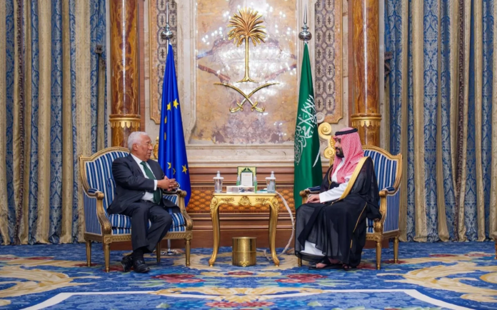 ولي العهد يلتقي رئيس المجلس الأوروبي لبحث الشراكة بجدة