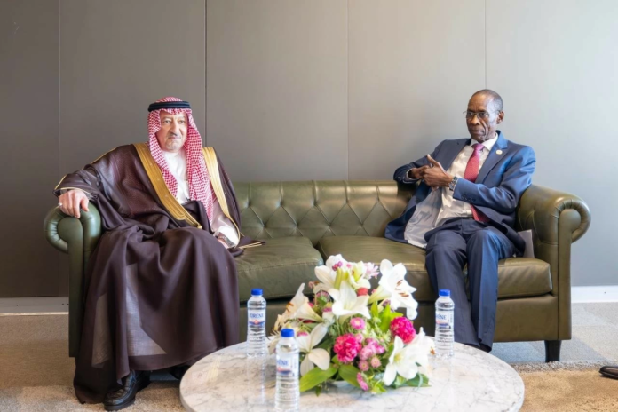 لقاء نائب وزير الخارجية السعودي مع وزير خارجية السنغال