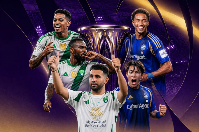 الأهلي وماتشيدا: قمة نهائي دوري أبطال آسيا في جدة
