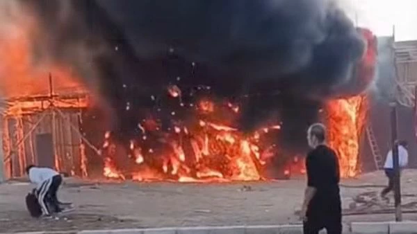 حريق موقع تصوير بيت بابا 2: تفاصيل الحادث وتأثيره
