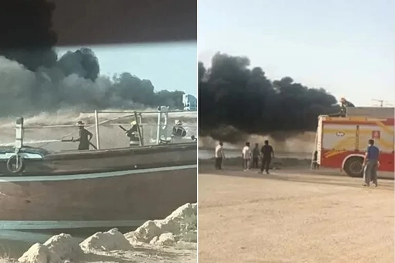 حريق ميناء دير الإيراني: تفاصيل وأبعاد حادث السفن التجارية