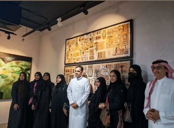 معرض أنشودة اللون: اكتشف فن عبد الرحمن المغربي بالرياض