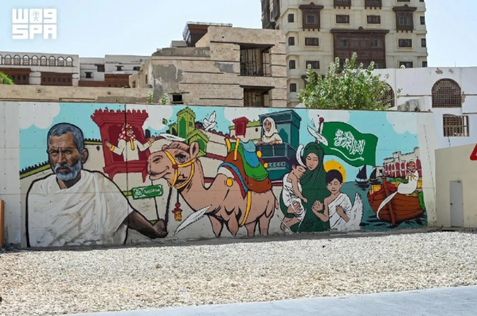 جدارية الرحّال: إبداع فني يروي حكاية جدة التاريخية