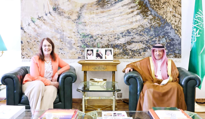 الخريجي يبحث القضايا الإقليمية مع مسؤولين دوليين بالرياض