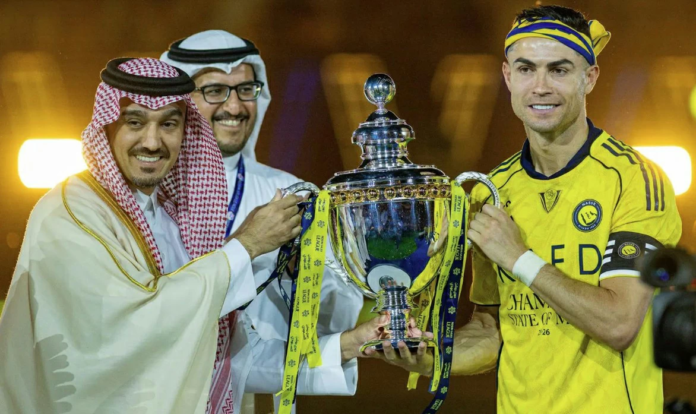 تتويج النصر بلقب الدوري السعودي بحضور وزير الرياضة