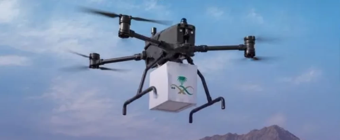 السعودية تطلق خدمة توصيل الأدوية بالدرونز لأول مرة بالحج