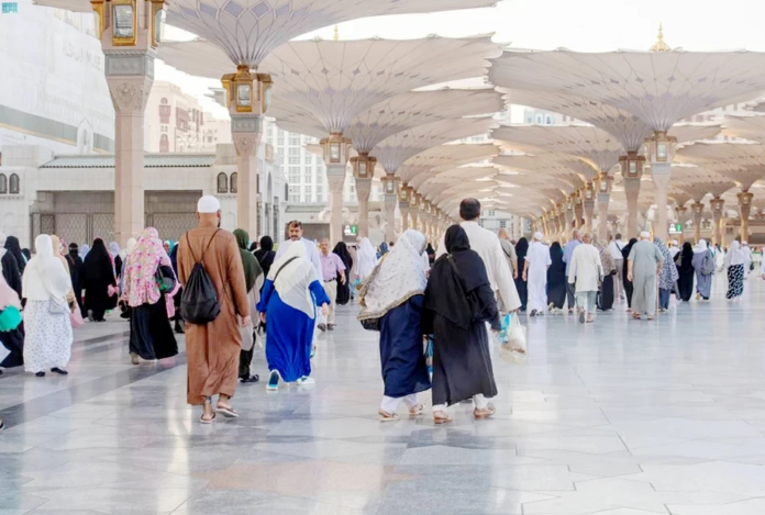 إدارة الكثافة البشرية في المسجد النبوي: خطط تفويج الحجاج