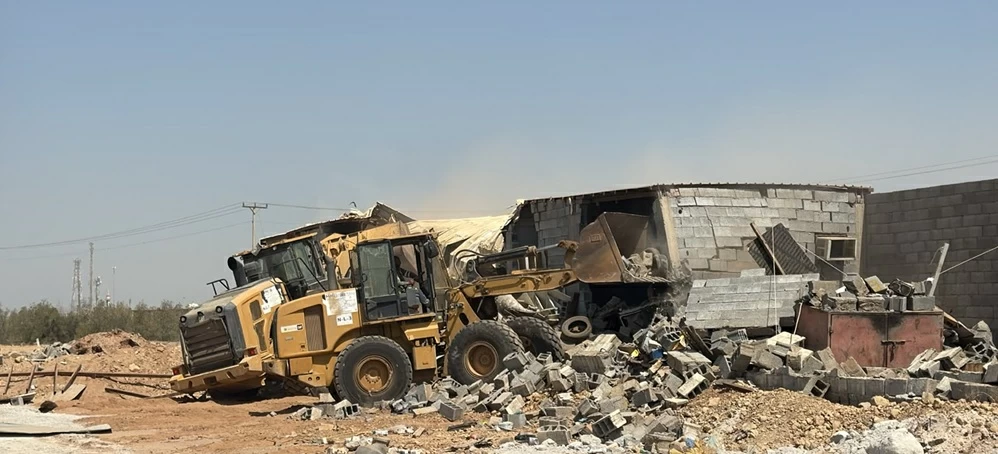 تفاصيل إزالة تعديات على أراض حكومية في ذهبان بجدة