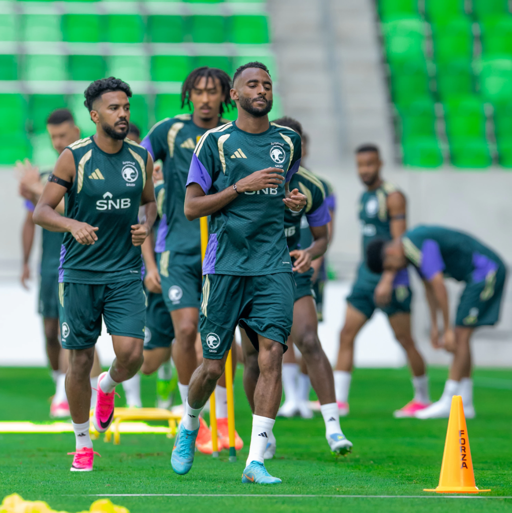 تحضيرات المنتخب السعودي في أوستن لمواجهة الرأس الأخضر