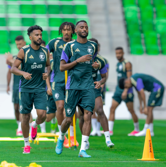 تحضيرات المنتخب السعودي في أوستن لمواجهة الرأس الأخضر