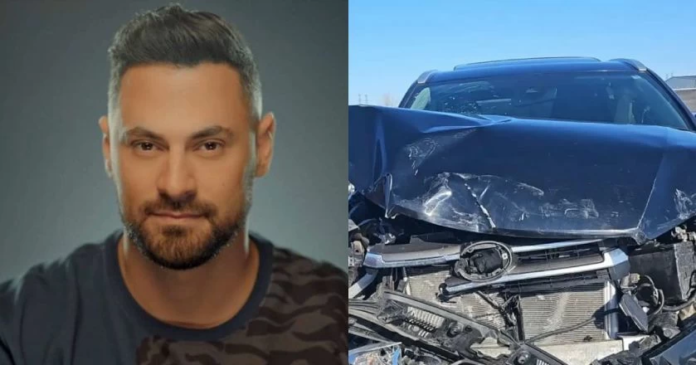 هادي أسود ينجو من الموت بعد حادث سير مروع في كندا